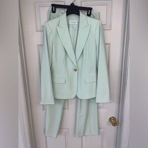 COPY - Calvin Klein Blue pant Suit set Size 4